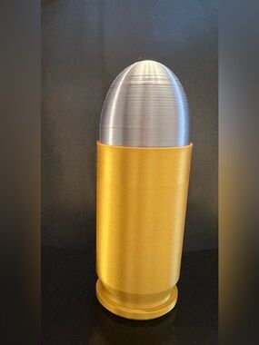 1 oz coin Bullet Holder (round coins raw or in capsule)  3D Printed